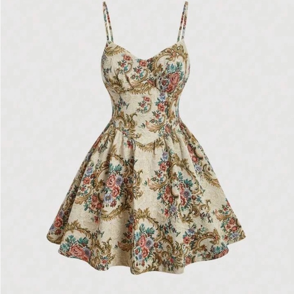 <3 SHEIN Floral Print Dress